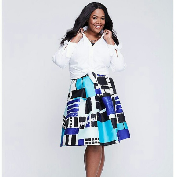Lane Bryant Dresses & Skirts - Printed Circle Skirt